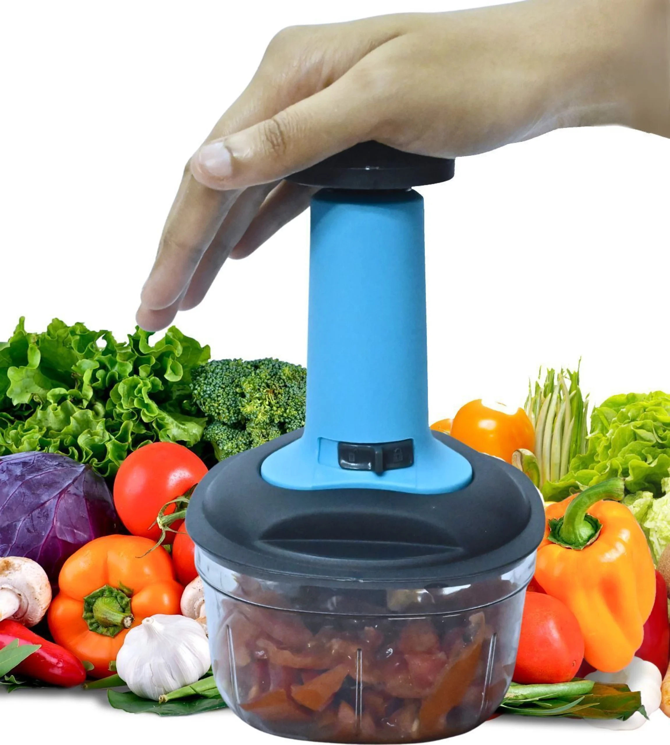 Armony by Generic Chopper without locking button Vegetable & Fruit Chopper - Image 5